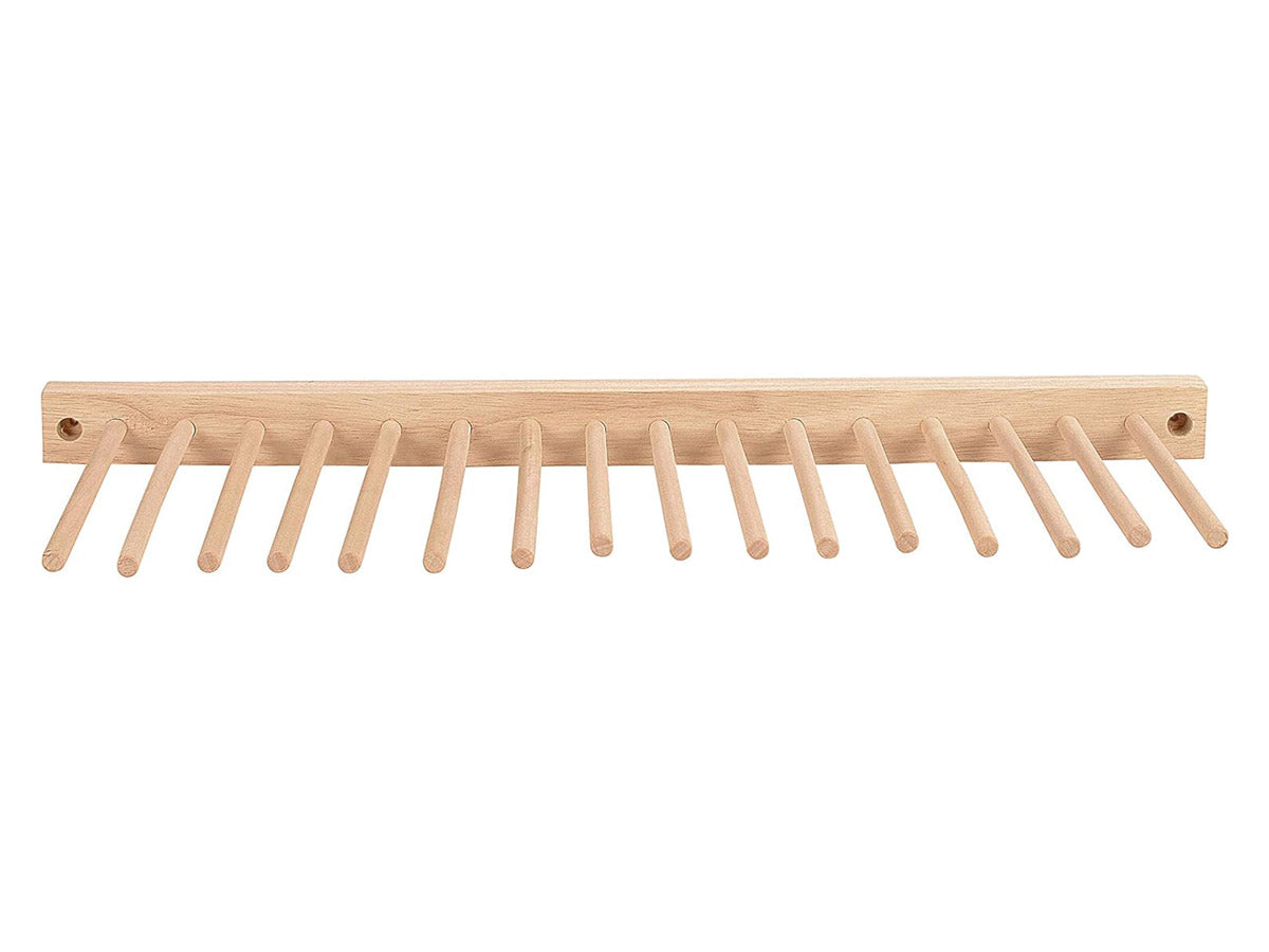 Wall Mount Wood Stemware Rack
