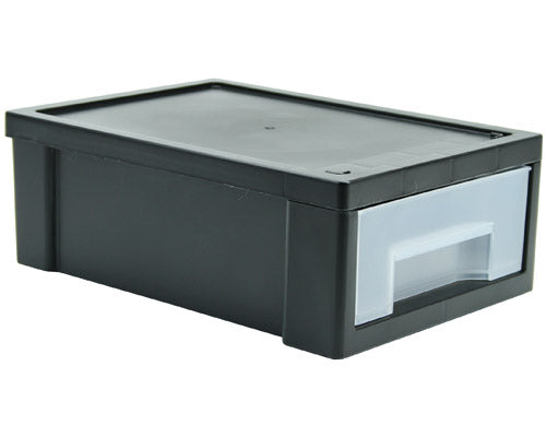 Small Stacking Storage Drawer - Black